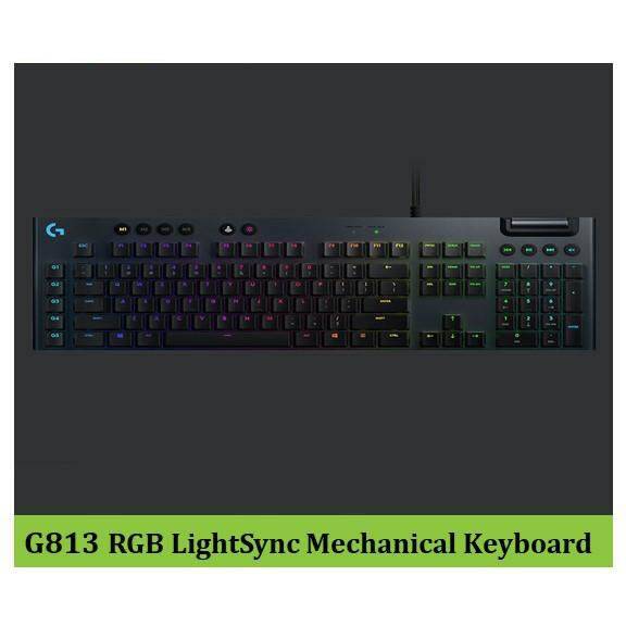 Logitech G813 Lightsync RGB Mechanical Gaming Keyboard (Tactile)